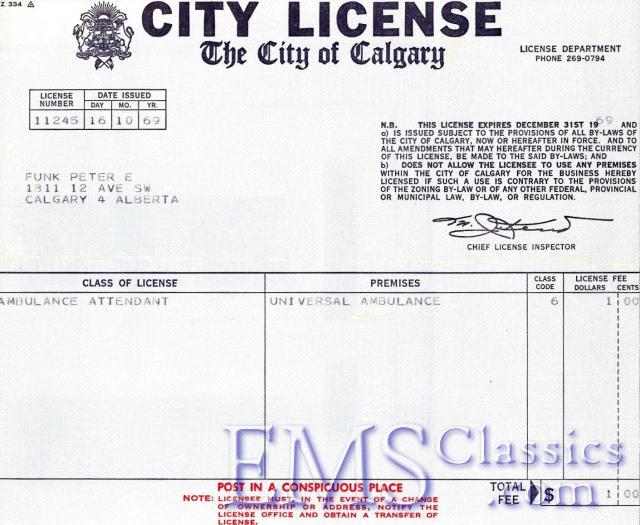 1969MyAmbulanceAttendantLicense,CalgaryAB.jpg