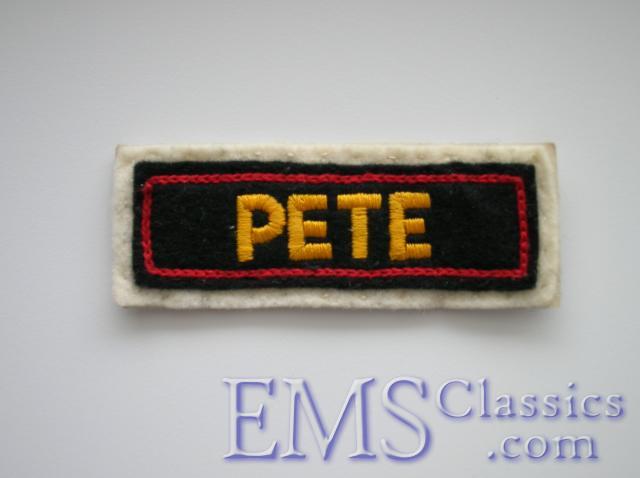 SaskatoonRaysAmbulanceuniformnametag.JPG